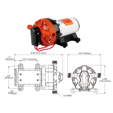 BOMBA DE AGUA A PRESION 70 LBS 5.0 GPM