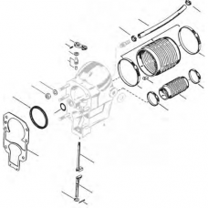 DIAGRAMA BELL HOUSING - MC-1 / R / MR / ALPHA ONE