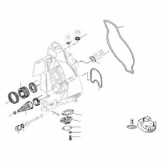 DIAGRAMA GIMBAL HOUSING - MC-1 / R / MR / ALPHA ONE / ALPHA ONE GEN II